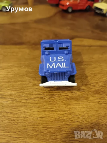 Метална  количка Matchbox - US Mail Truck Jeep, снимка 2 - Коли, камиони, мотори, писти - 51309345