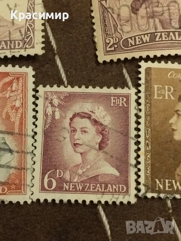 Нова Зеландия.Елизабет . пощенски марки , снимка 6 - Филателия - 52498840