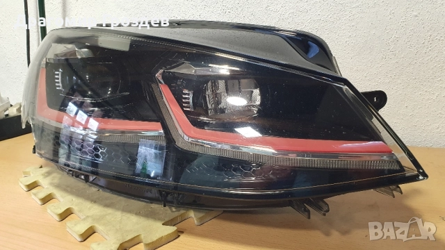 Десен FULL LED за VW Golf VII GTI / Фолксваген Голф 7   (2017-2019), снимка 6 - Части - 52065092