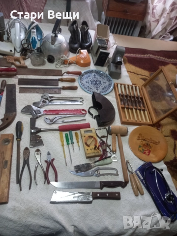 Стари инструменти ножове брадви ключове, снимка 6 - Други инструменти - 52879755