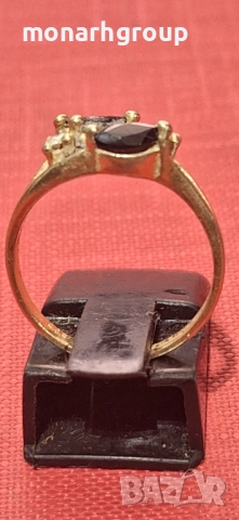 Златен пръстен /липсва камък/, снимка 6 - Пръстени - 51998056