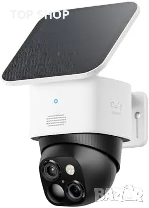 Нова eufy Security Соларна Камера за Сигурност 3К - 360° Наблюдение Безжична
