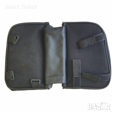 Двойна чантичка за велосипед и отделение за телефон, черен, снимка 2 - Аксесоари за велосипеди - 32009315