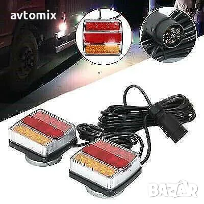 LED диодни стопове, 12V с магнит и окабеляване, 5 функции, комплект, снимка 8 - Аксесоари и консумативи - 49812760