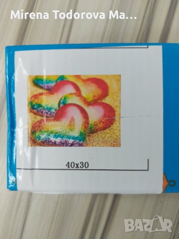 Диамантен гоблен. Комплект за изработване . Квадратни диаманти, снимка 6 - Гоблени - 36902441