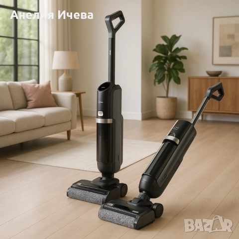 Midea Vacuum Cleaner MX10EUBK – 2 в 1 безжична прахосмукачка и моп, снимка 6 - Прахосмукачки - 51739056