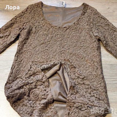 Дамска дантелена рокля, снимка 4 - Рокли - 48496379