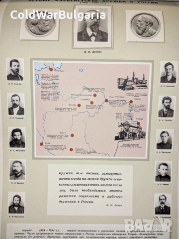 Голям съветски албум за историята на ВКП(б), снимка 13 - Антикварни и старинни предмети - 52466544