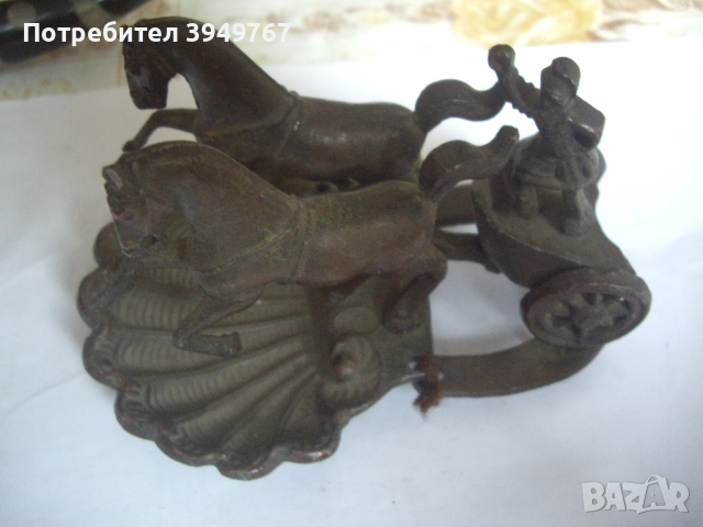 Мсивна фигурка на каляска., снимка 2 - Колекции - 51794718