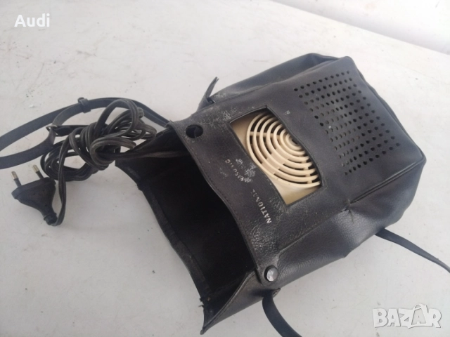 Ретро сешоар от социализма. РАБОТЕЩ. Комплект с оригинален кожен калъф, снимка 3 - Сешоари - 52126498