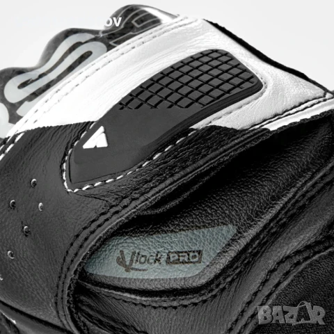 Кожени мото ръкавици SHIMA STR 2.0 White/Black,протектори и вентилация, снимка 6 - Аксесоари и консумативи - 51221126