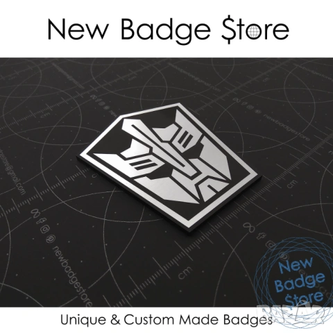 Трансформърс релефен авто-мото герб / емблема