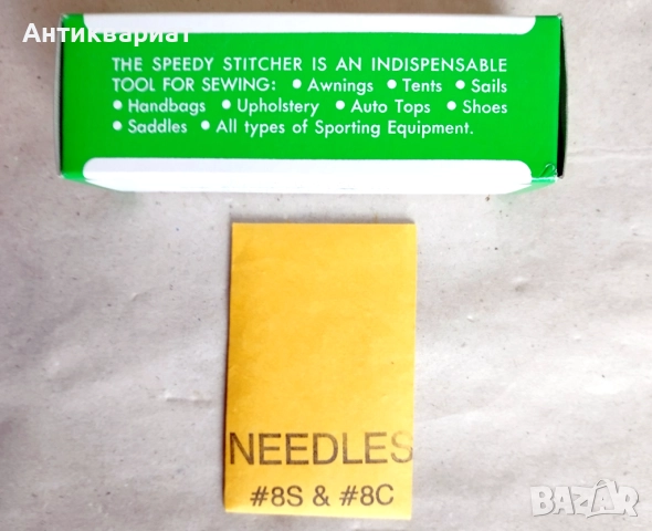 ОРИГИНАЛНОТО БЪРЗО ШИЛО ЗА ШИЕНЕ "Speedy Stitcher" / USA , снимка 5 - Други инструменти - 51946483