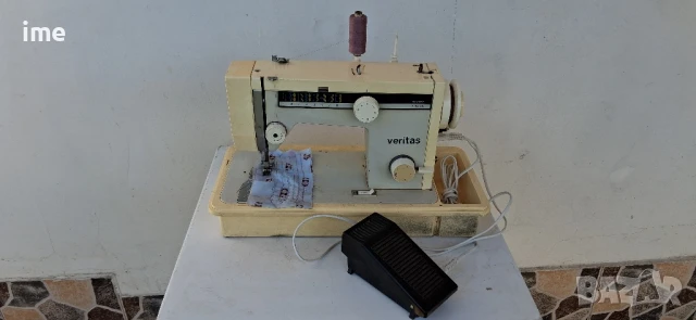 Шевна машина НОМЕР 09. Veritas. Ревизирана. Работеща с мостра на някой видове на...