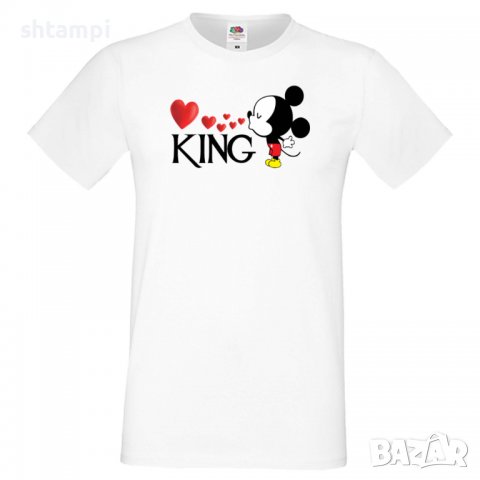 Мъжка тениска Set for Couples Mickey 3 Подарък,Изненада,Рожден ден, снимка 9 - Тениски - 36578949