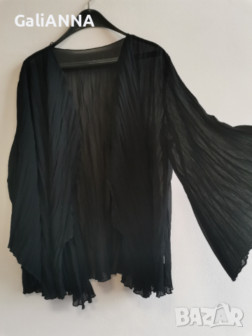 СТРАХОТНА НАМЕТКА ОТ ПЛЪТЕН ШИФОН 2XL-4XL, снимка 4 - Туники - 44659264