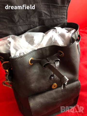 Раница Promod естествена кожа, снимка 8 - Чанти - 42346920