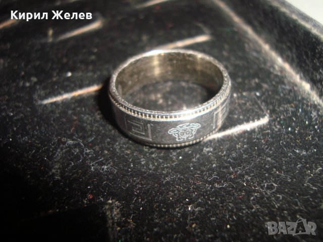 ВЕРСАЧЕ МАРКОВ ПРЪСТЕН БЛАГОРОДНА НЕРЪЖДАЕМА СТОМАНА ХАЛКА 19642, снимка 9 - Пръстени - 32101816