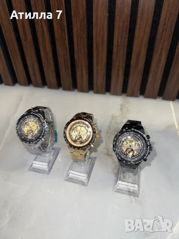 Winner - луксозен мъжки мъжки автоматичен часовник с видим механизъм, снимка 6 - Мъжки - 54166608