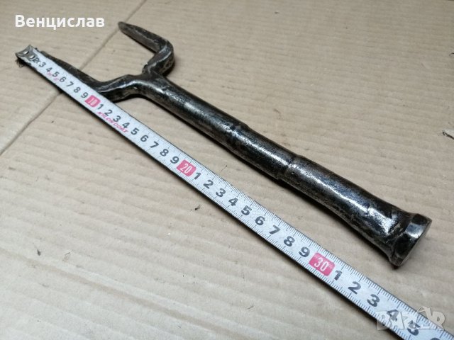 Стара Кована Наковалня За Клепане На Коси / НОМЕР 6'., снимка 5 - Антикварни и старинни предмети - 35525143