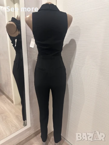 H&M елегантен гащеризон в черно XS/S, снимка 8 - Гащеризони - 51068103