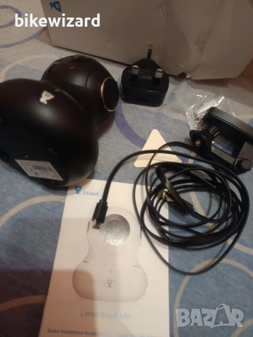 Littlf камера за наблюдение 360-градусова камера за наблюдение на закрито, Wi-Fi камера НОВА, снимка 5 - Камери - 53058600