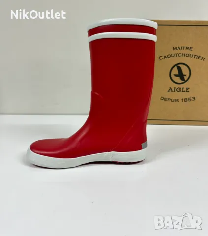 Aigle Rain boots red, снимка 2 - Детски боти и ботуши - 47266385