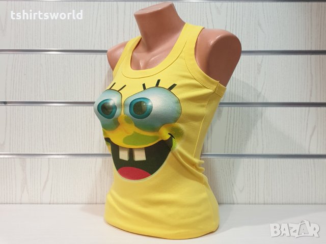 Нов дамски потник с дигитален печат Спондж боб, снимка 7 - Потници - 32034902