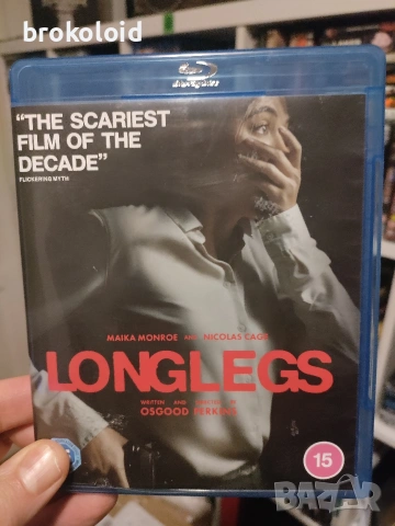 LONGLEGS, Heretic blu ray блу рей Никълъс Кейдж Хю Грант ужаси , снимка 2 - Blu-Ray филми - 53038870