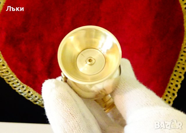 Бронзова халба за ракия. , снимка 7 - Антикварни и старинни предмети - 36773475