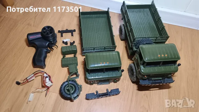 RC камион ГАЗ 66, снимка 4 - Коли, камиони, мотори, писти - 56469703
