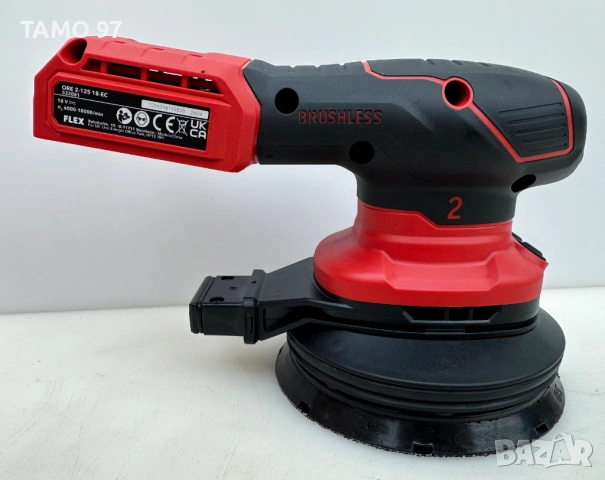 Flex ORE 2-125 18-EC - Нов безчетков ексцентършлайф 18V, снимка 3 - Шлайфмашини - 53115135