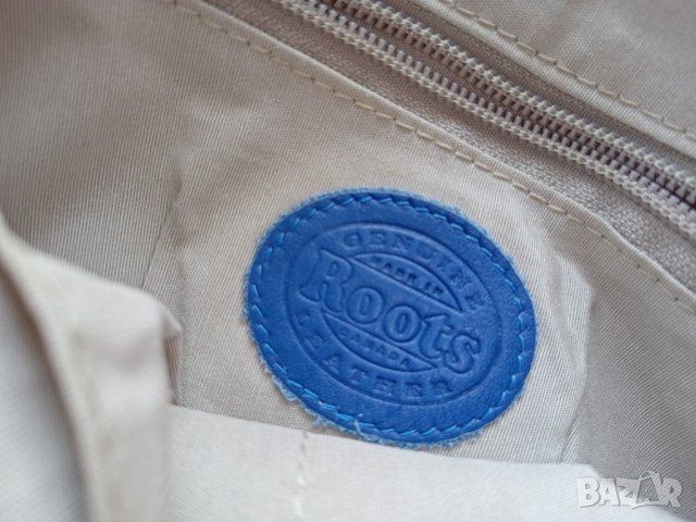 Чанта клъч Roots естествена кожа , снимка 4 - Чанти - 38335619