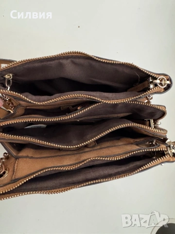 Дамска кафява чанта, снимка 8 - Чанти - 54074638