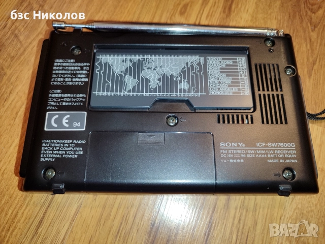 Радио Sony ICF-SW7600G FM Stereo/SW/MW/LW PLL World Radio., снимка 9 - Радиокасетофони, транзистори - 52852053