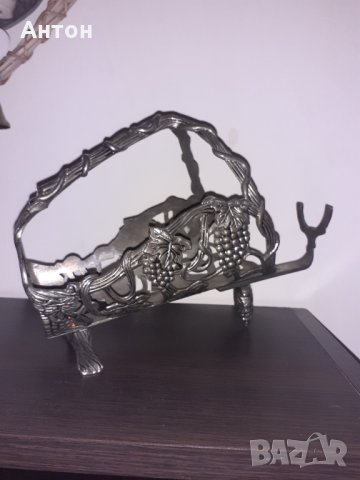 Стойка за Вино Масивна Посребрена, 45 лв, снимка 6 - Декорация за дома - 34211346