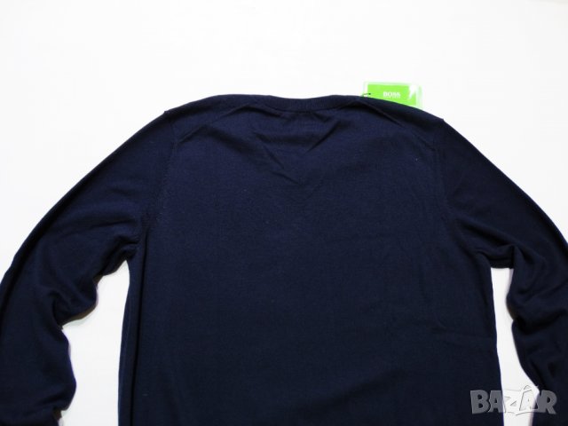 Нов и намален! Hugo Boss Green Мъжки Памучен Пуловер Размер XL, снимка 10 - Пуловери - 39003915