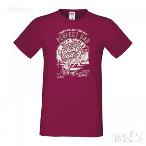 Мъжка тениска Fishing Dad За риболов,Рибар,Риболовец,Риба,Изненада,Подарък,Празник , снимка 6 - Тениски - 36812049