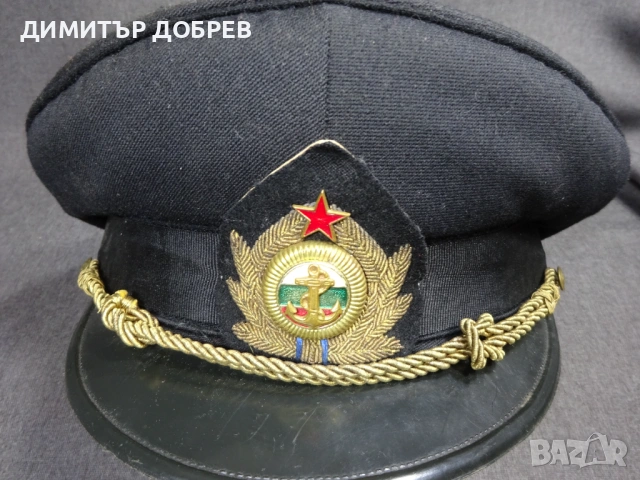 СТАРА РЕТРО СОЦ НРБ МОРСКА ФУРАЖКА , снимка 6 - Антикварни и старинни предмети - 54016186