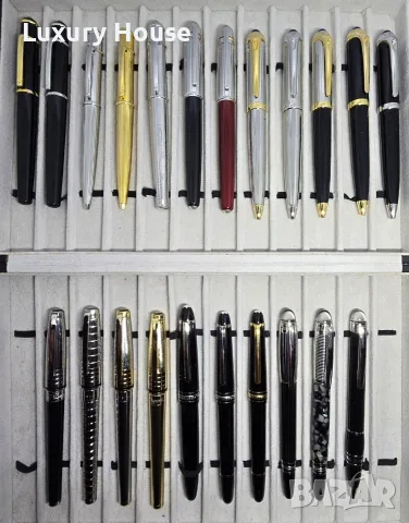 Химикалки Montblanc, S.T. Dupont и Cartier