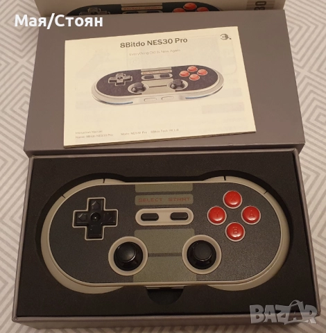 Геймпад 8Bitdo NES30 Pro, снимка 4 - Джойстици и геймпадове - 52050325
