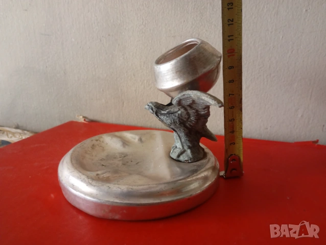 Винтидж пепелник - орел, снимка 2 - Други ценни предмети - 53924430