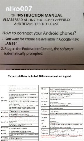 Ендоскопска камера за андроид телефон-лаптоп, снимка 11 - Камери - 29801730