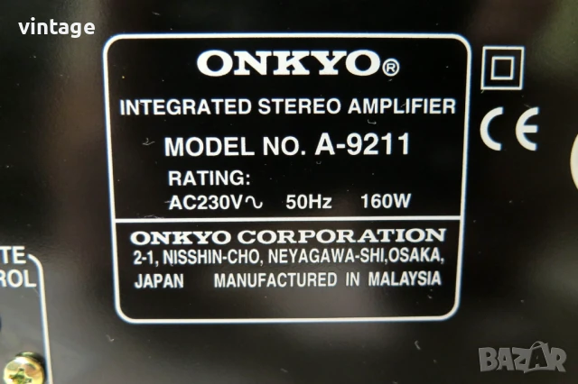 Onkyo A-9211, снимка 7 - Ресийвъри, усилватели, смесителни пултове - 51193963