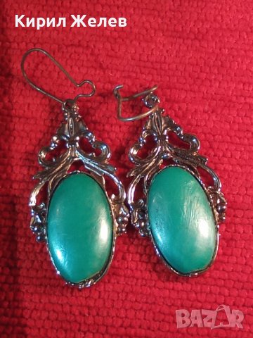 КРАСИВИ АЖУРНИ СРЕБРИСТИ ВИНТИДЖ АР НУВО СТИЛ РЕТРО АРТ ОБЕЦИ 27677, снимка 9 - Обеци - 37786304