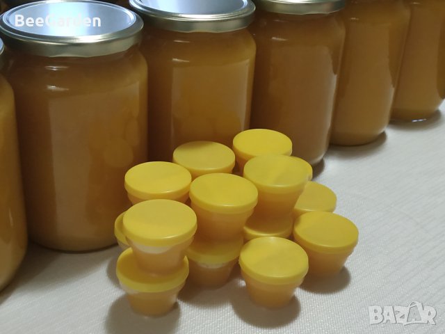  Български пчелен мед *Букет от аромати* + ръчно изработено бурканче с капаче от чист пчелен восък, снимка 5 - Пчелни продукти - 39792019