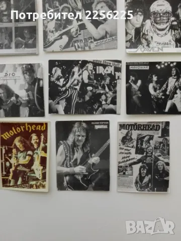 ЛОТ стари картички на метъл групи (лот 15), снимка 2 - Колекции - 49880133