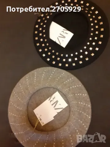 Нови Zara вълнени барети, 56 см., снимка 9 - Шапки, шалове и ръкавици - 50229296