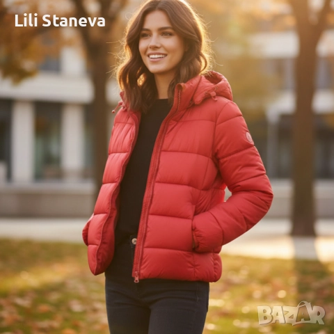 Топло капитонирано яке – практично, стилно и удобно всеки ден. BENETHON. , снимка 14 - Якета - 51858589