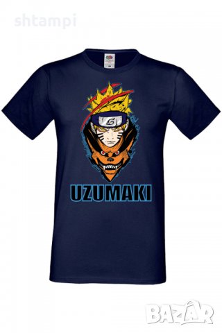 Мъжка тениска Naruto Uzumaki 01,Анимация,игра,Празник,Повод,, снимка 6 - Тениски - 38096610